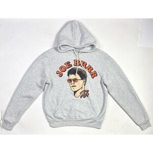 Joe Burrow Hoodie Men's Small Joe BRRR Where Im From Gray Made In America